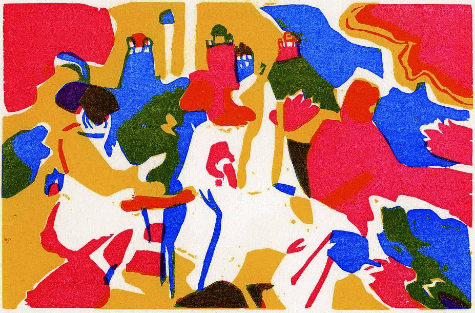 Xilogravura O Oriental (1913): da série Sons Xilogravura O Oriental (1913): da série Sons