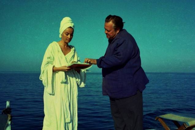 Oja Kodar e Orson Welles Oja Kodar e Orson Welles