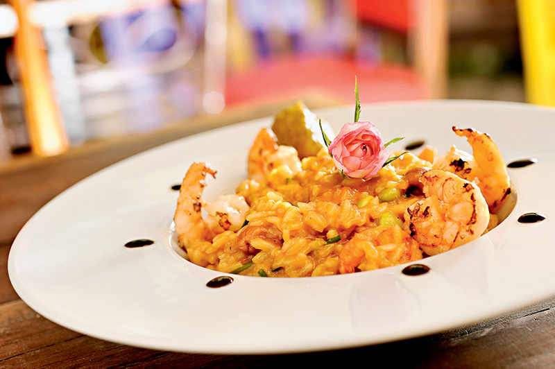 Risoto de camarão Risoto de camarão