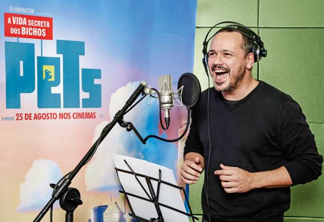 Danton Mello empresta a voz ao cachorro Max Danton Mello empresta a voz ao cachorro Max
