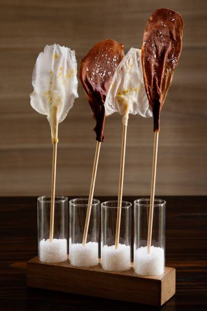 Pirulitos de chocolate Pirulitos de chocolate