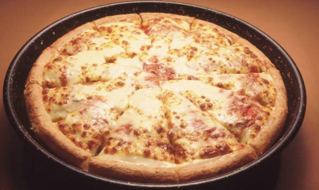 Pizza de mussarela, da Pizza Hut Pizza de mussarela, da Pizza Hut