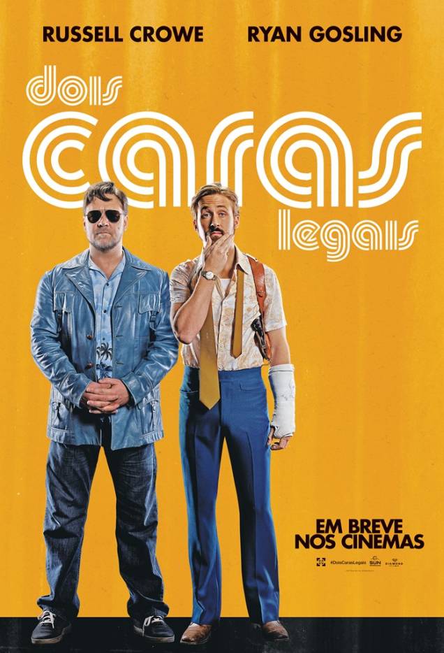 Pôster de Dois Caras Legais Pôster de Dois Caras Legais