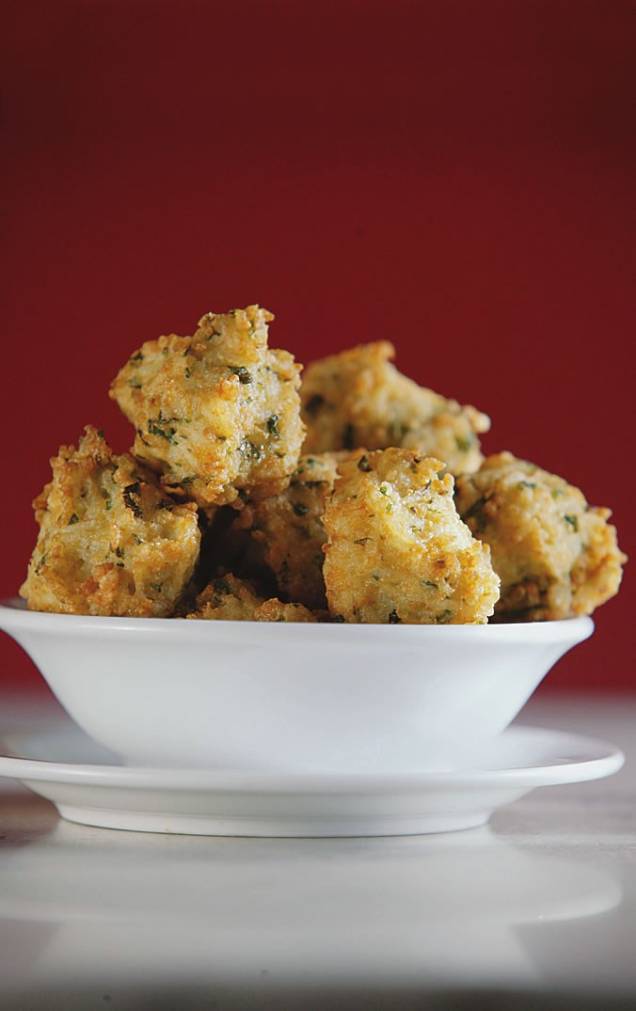 Bolinho de arroz: acompanhamento no Ritz