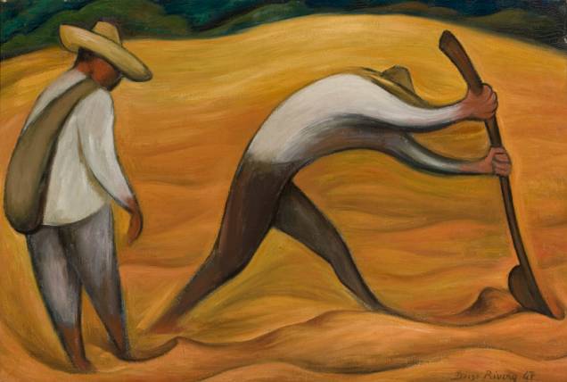 "Os semeadores", de Diego Rivera, de 1947 "Os semeadores", de Diego Rivera, de 1947