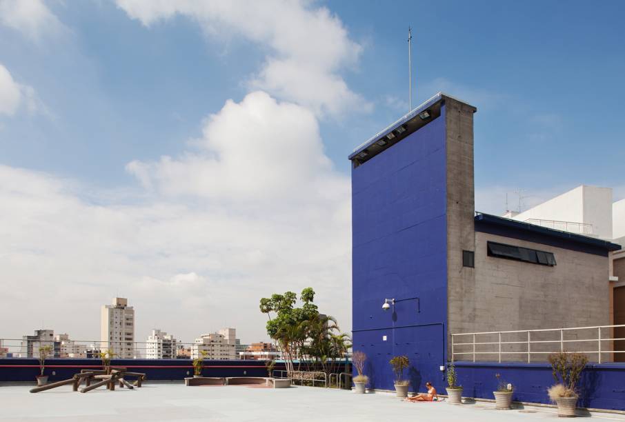 Solarium do Sesc Vila Mariana