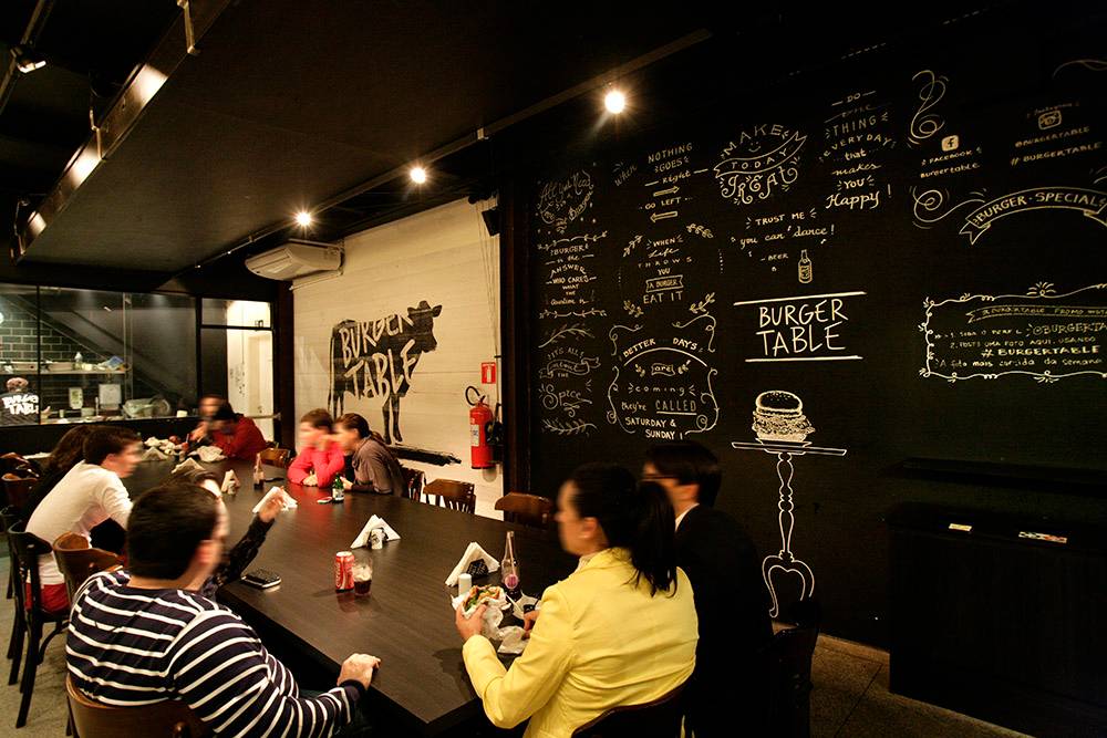 Burger Table