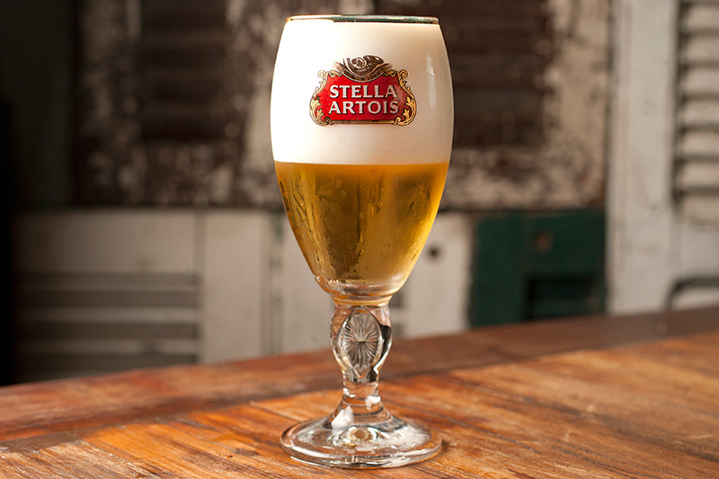 O chope Stella Artois, exclusivo da unidade da Vila Olímpia