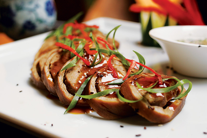 Lula recheada de pernil suíno: entrada para partilhar Lula recheada de pernil suíno: entrada para partilhar