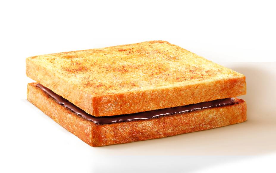 Tradicional lanche ganha recheio exclusivo do famoso creme de avelã Tradicional lanche ganha recheio exclusivo do famoso creme de avelã