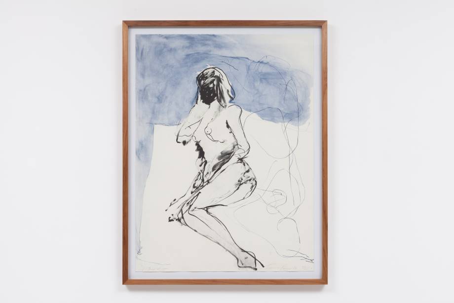 Tracey Emin é representada na mostra com dois desenhos de figura humana