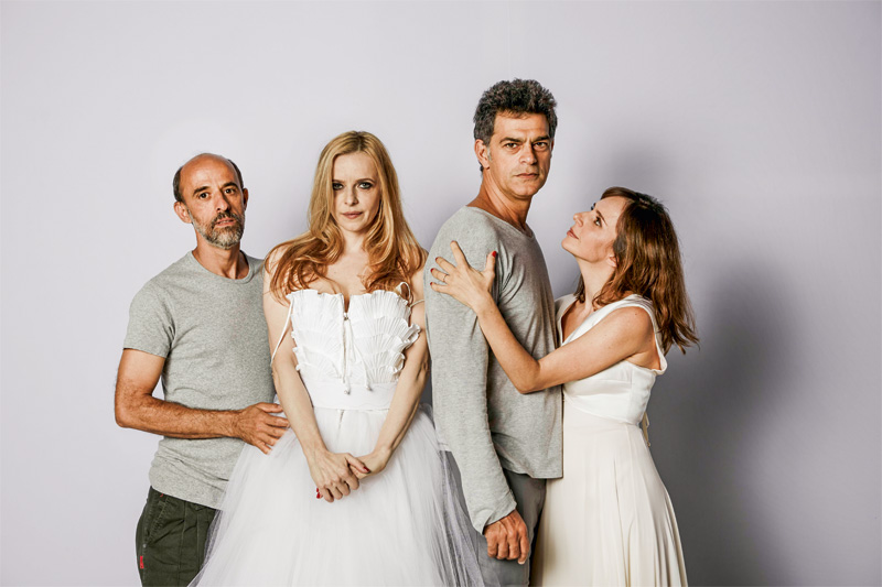Donizeti Mazonas, Maria Luisa Mendonça, Eduardo Moscovis e Virginia Buckowski 