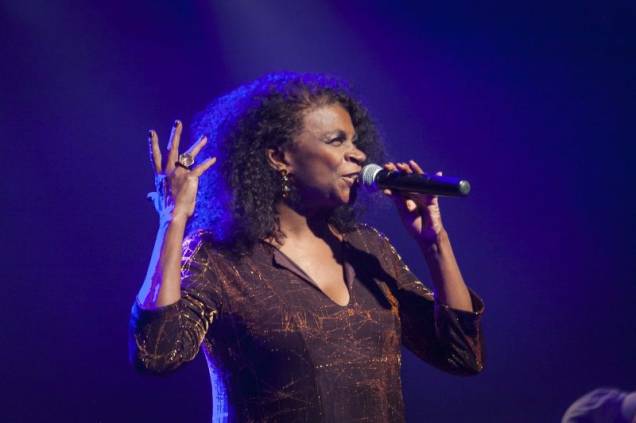 A cantora Zezé Motta A cantora Zezé Motta