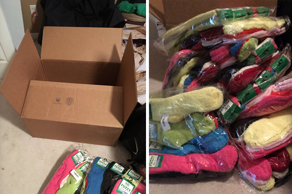 Sem querer, rapaz compra 144 pares de meias felpudas como presente de Natal para a namorada