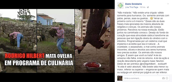 Dado Dolabella manda recado para Rodrigo Hilbert após polêmica no programa “Tempero de Família”