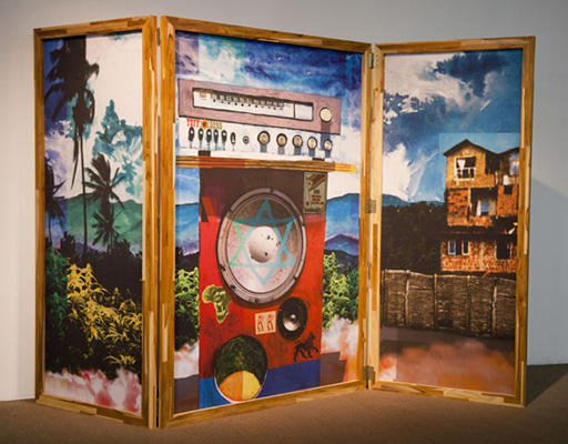Kaya ngan daya (tríptico) 2001 2012, de Luiz Zerbini Kaya ngan daya (tríptico) 2001 2012, de Luiz Zerbini