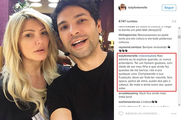 Antonia Fontenelle responde seguidora que criticou seu relacionamento com Jonathan Costa