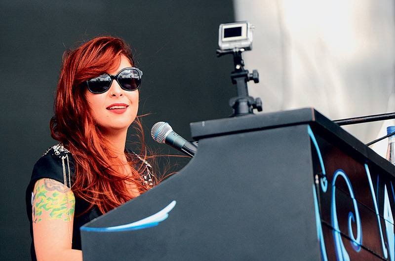 A cantora Pitty: três apresentações no Sesc Pompeia