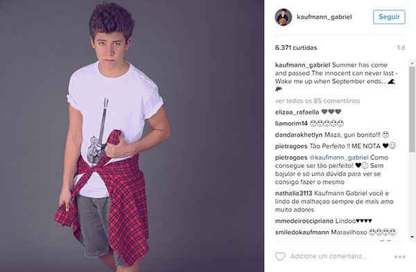 Lembra dele? Dez anos após “Páginas da Vida”, ex-ator mirim Gabriel Kaufmann faz sucesso em “Malhação”