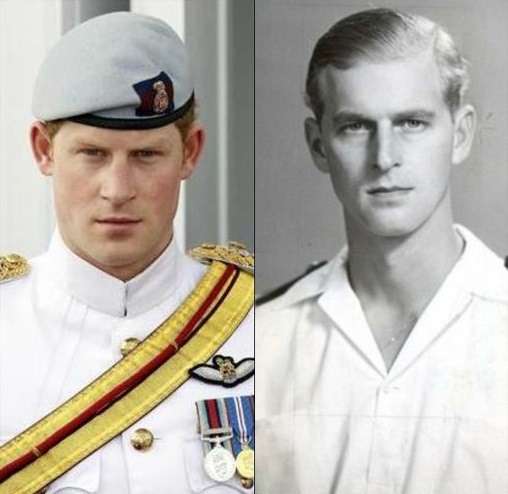 Essa foto tirada há quase 60 anos mostra a incrível semelhança entre o Príncipe Harry e seu avô