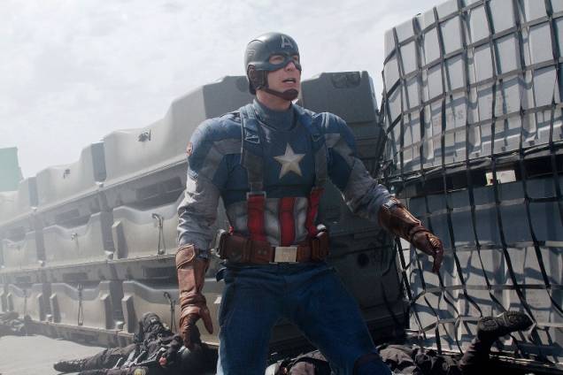 Capitão América 2 - O Soldado Invernal: Chris Evans interpreta o Capitão América Capitão América 2 - O Soldado Invernal: Chris Evans interpreta o Capitão América
