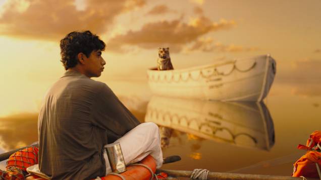 Um jovem e um tigre dividem um bote salva-vidas no novo longa de Ang Lee Um jovem e um tigre dividem um bote salva-vidas no novo longa de Ang Lee