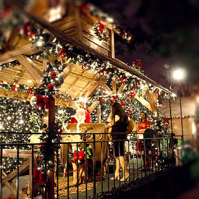 "Com direito a música ao vivo e à presença do Papai Noel", diz Thiago Santos (@thiagodsmax) sobre a decoração na Rua Canadá, nos Jardins 