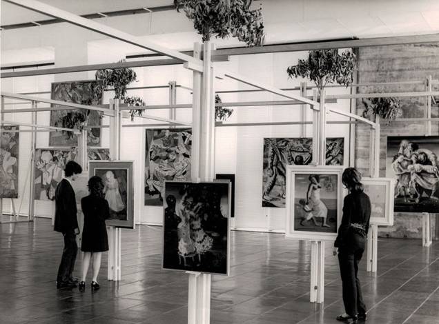 A arte figurativa é característica de seu início de carreira, como nessa obra de 1964 A arte figurativa é característica de seu início de carreira, como nessa obra de 1964