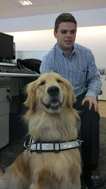 Deficiente visual é proibido de ficar em loja junto de cão-guia