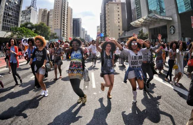 Orgulho crespo na Paulista