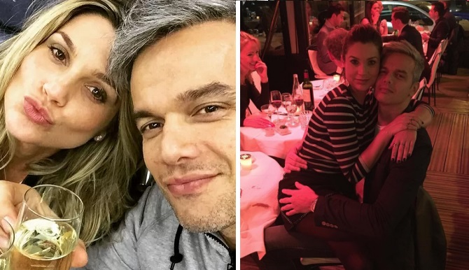 De férias, Otaviano Costa publica clique sensual de Flávia Alessandra no Instagram e elogia: “Deusa”