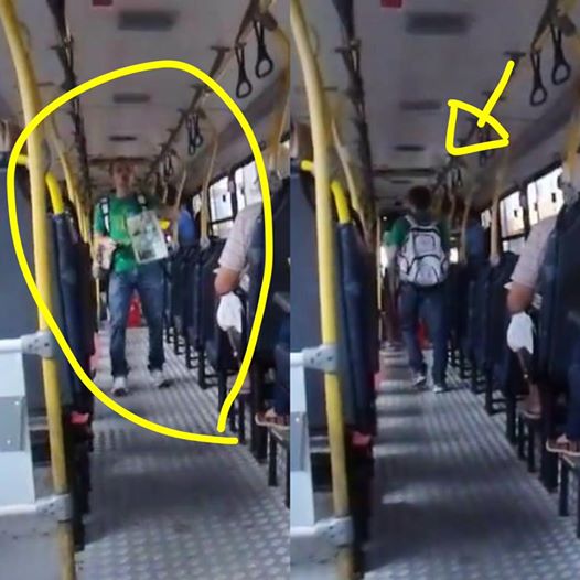 Desempregado, universitário dá aulas de história em ônibus para bancar estudos