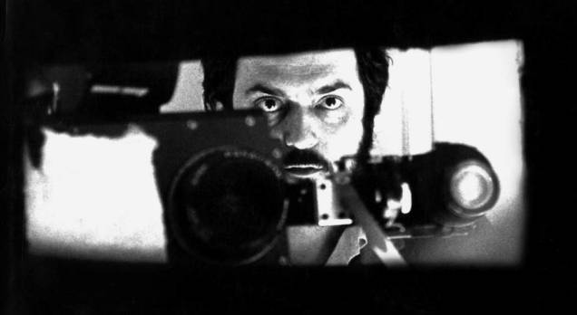 O diretor nas filmagens de 2001:Uma Odisseia no Espaço O diretor nas filmagens de 2001:Uma Odisseia no Espaço