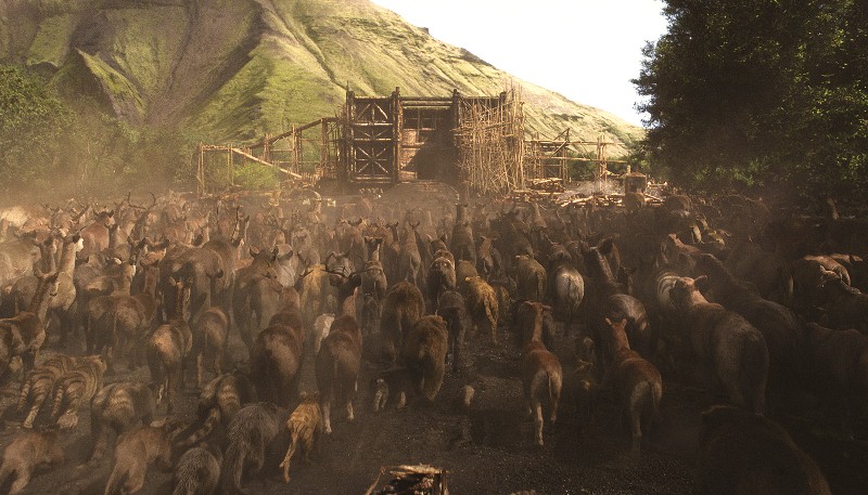 Noé: ele tem a tarefa de construir uma imensa arca para abrigar os animais Noé: ele tem a tarefa de construir uma imensa arca para abrigar os animais