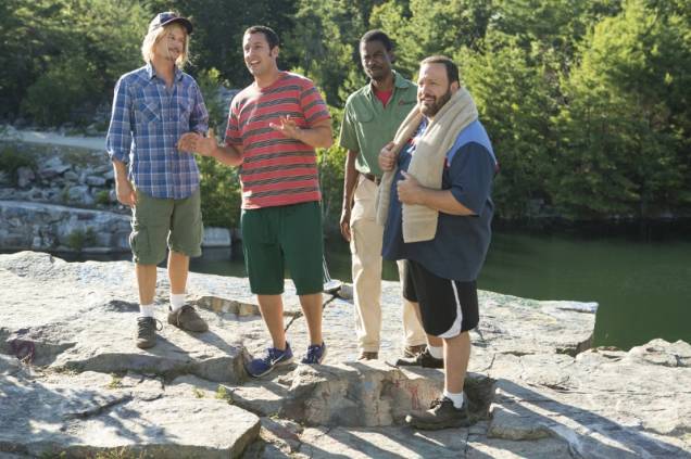 Gente Grande 2: David Spade, Adam Sandler, Chris Rock e Kevin James Gente Grande 2: David Spade, Adam Sandler, Chris Rock e Kevin James