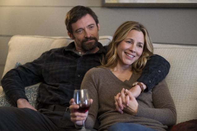 Os Suspeitos: os atores Hugh Jackman e Maria Bello Os Suspeitos: os atores Hugh Jackman e Maria Bello