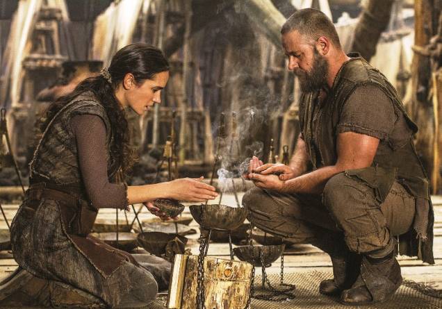 Noé: Naameh (Jennifer Connelly) e Noé (Russell Crowe) Noé: Naameh (Jennifer Connelly) e Noé (Russell Crowe)