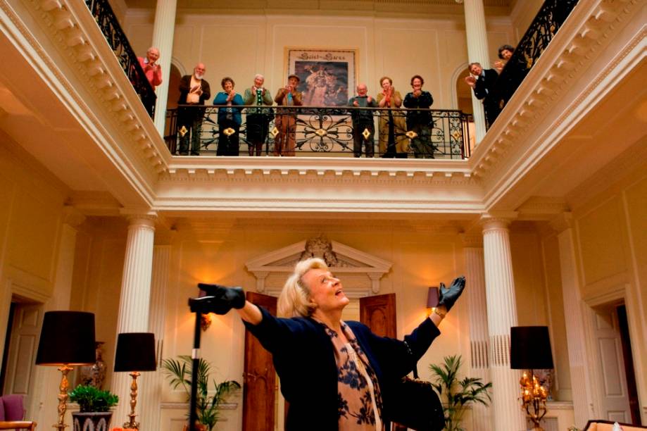 Maggie Smith em O Quarteto: atuação rendeu uma indicação ao Globo de Ouro 2013 Maggie Smith em O Quarteto: atuação rendeu uma indicação ao Globo de Ouro 2013