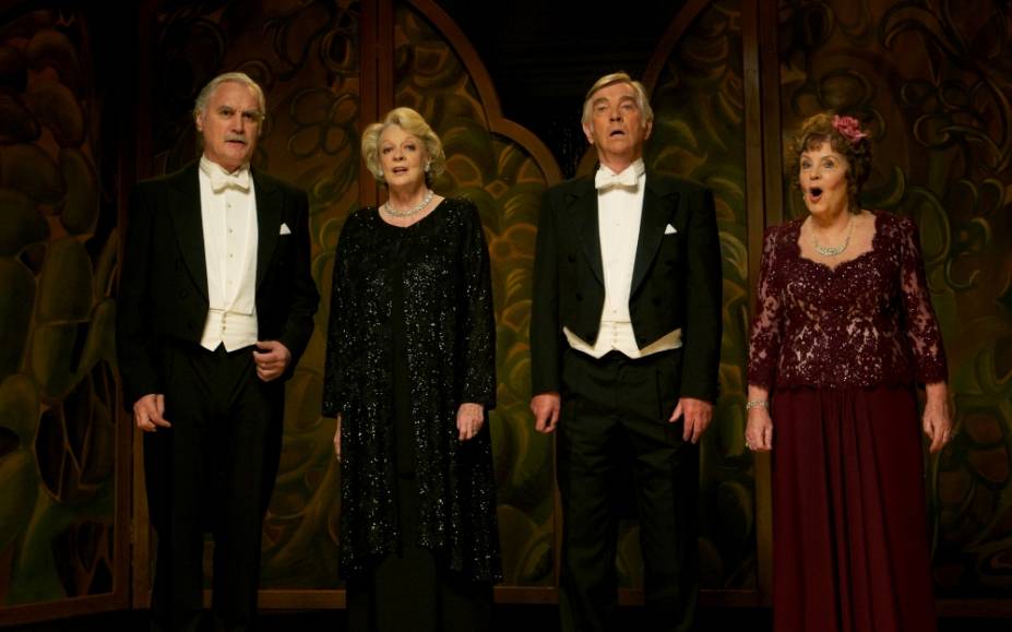 Billy Connolly, Maggie Smith, Tom Courtenay e Pauline Collins: os atores estão em O Quarteto Billy Connolly, Maggie Smith, Tom Courtenay e Pauline Collins: os atores estão em O Quarteto