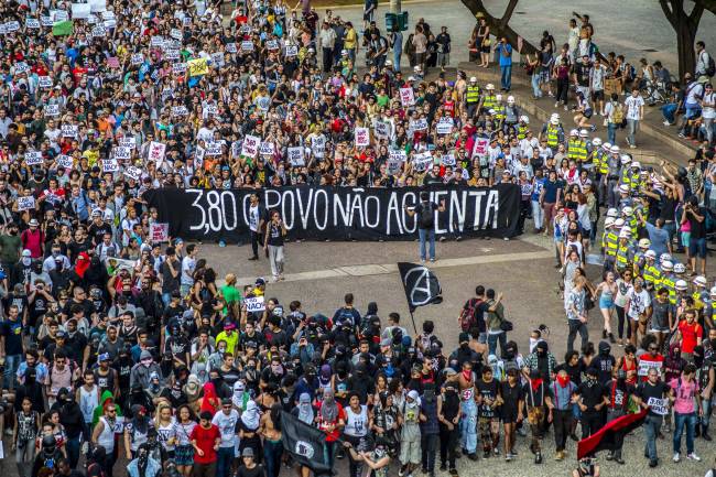 primeiro protesto passe livre