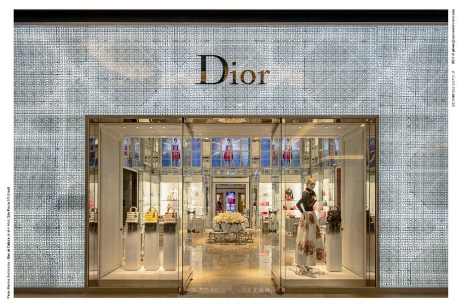 Fachada da loja Dior do Shopping Cidade Jardim