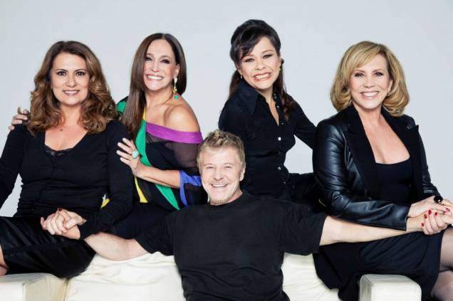 Patricya Travassos, Susana Vieira, Thereza Piffer, Arlete Salles e o autor e diretor de "A Partilha", Miguel Falabella. Patricya Travassos, Susana Vieira, Thereza Piffer, Arlete Salles e o autor e diretor de "A Partilha", Miguel Falabella.