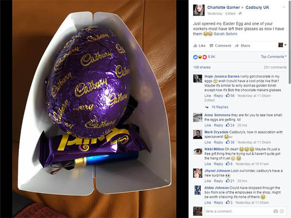 Estudante encontra surpresa inusitada ao abrir ovo de Páscoa no último domingo (27)