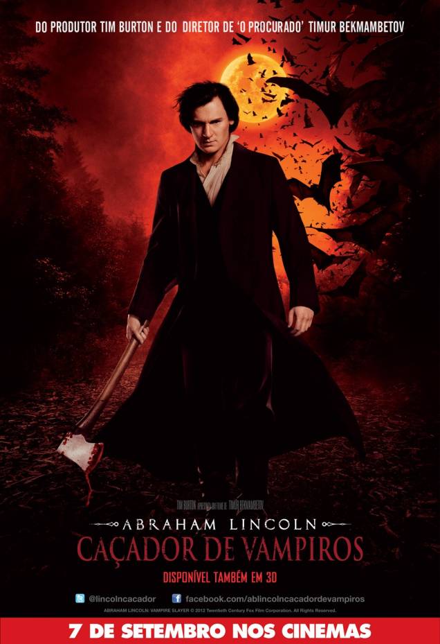 Abraham Lincoln: Caçador de Vampiros: o ex-presidente dos EUA vira um caçador de mortos-vivos Abraham Lincoln: Caçador de Vampiros: o ex-presidente dos EUA vira um caçador de mortos-vivos