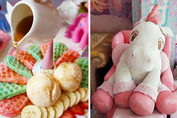 Em Bangkok, na Tailândia, cafeteria temática leva a sério a obsessão por fofíssimos unicórnios