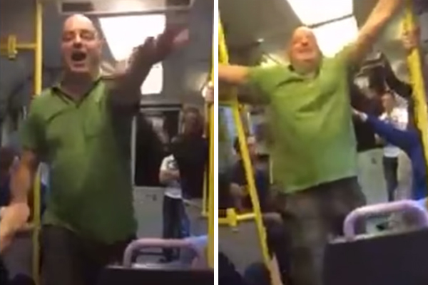 Homem anima viagem de trem com música dos Beatles em vídeo divertido