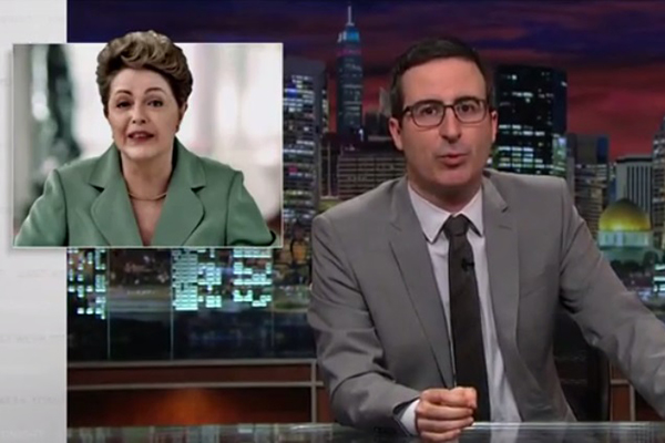 Apresentador da HBO satiriza escândalo da Petrobras e Dilma Rousseff em vídeo