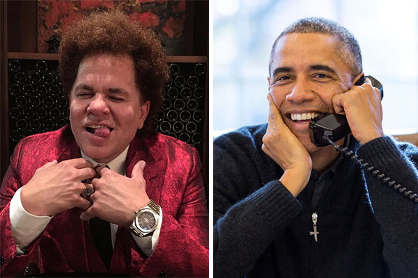 Romero Britto presenteia Barack Obama com retrato e quadro chama a atenção nas redes sociais