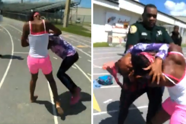 Em vídeo, policial usa arma de eletrochoque para separar briga entre adolescentes americanas