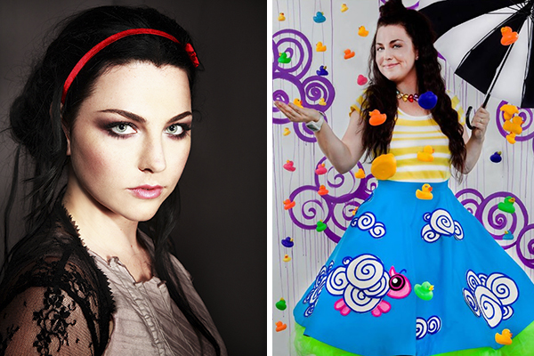 Amy Lee, do Evanescence, abandona o estilo “gótica nada suave” e lança álbum infantil